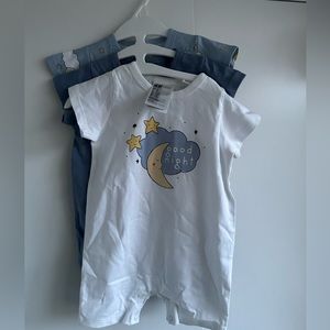 Set of three Baby Clothes from H&M.